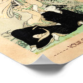 Cool japans  ukiyo-e scroll twee geishas poster (Hoek)