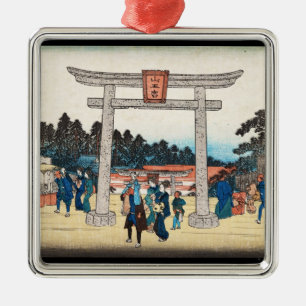 Cool-japans -ukiyo-e tori gate metalen ornament