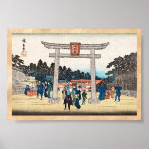 Cool-japans -ukiyo-e tori gate poster