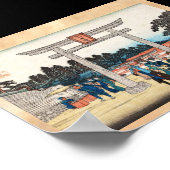 Cool-japans -ukiyo-e tori gate poster (Hoek)