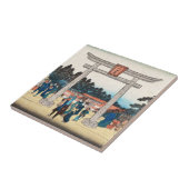 Cool-japans -ukiyo-e tori gate tegeltje (Zijkant)