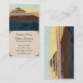 Cool-japanse berg fuji zonnewolken visitekaartje (Voorkant / Achterkant)