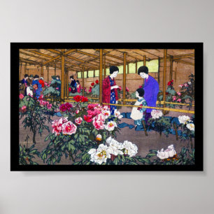 Cool-japanse tuinbouwtuin poster
