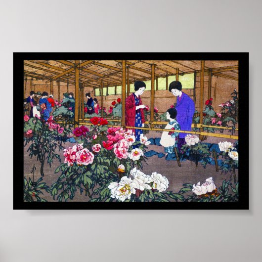 Cool-japanse tuinbouwtuin poster (Voorkant)