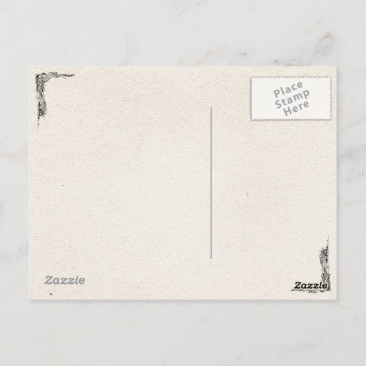 Cool-japanse  ukiyo-e-meersneeuw briefkaart (Achterkant)