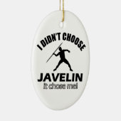 Cool Javelin design Keramisch Ornament (Rechts)