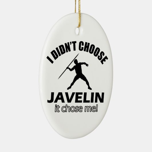 Cool Javelin design Keramisch Ornament (Rechts)
