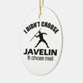 Cool Javelin design Keramisch Ornament (Links)