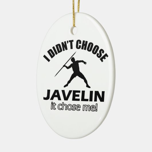 Cool Javelin design Keramisch Ornament (Links)