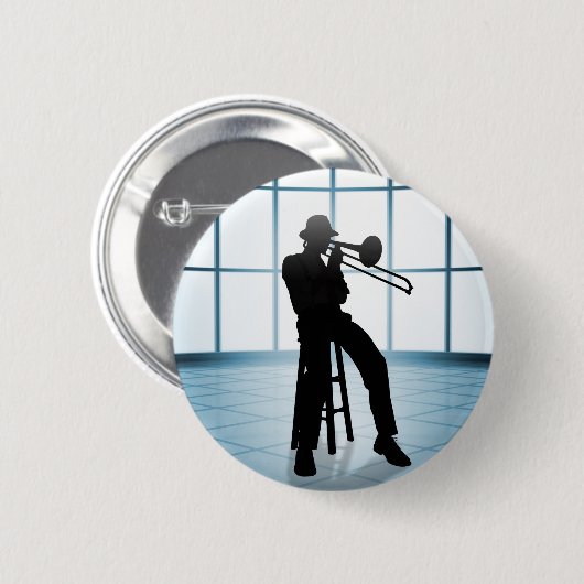 Cool Jazz 1 Ronde Button 5,7 Cm (Voorkant /achterkant)