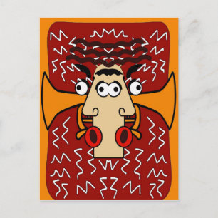 Cool Jazz Abstract Cubisme 2 Briefkaart