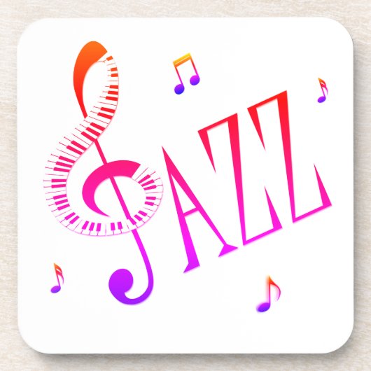 Cool Jazz Bier Onderzetter (Voorkant)