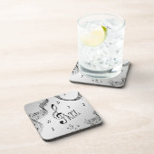 Cool Jazz Bier Onderzetter (Rechterzijde)