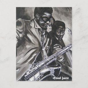Cool jazz briefkaart
