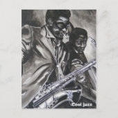 Cool jazz briefkaart (Voorkant)