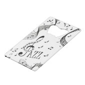 Cool Jazz Creditkaart Flessenopener (Achterkant Gekanteld)