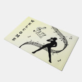 Cool Jazz Dance Welkom Deurmat (Schuin)