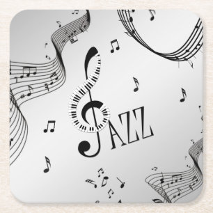 Cool Jazz Kartonnen Onderzetters