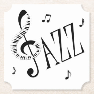 Cool Jazz Kartonnen Onderzetters