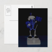 COOL JAZZ MAN BRIEFKAART (Voorkant / Achterkant)