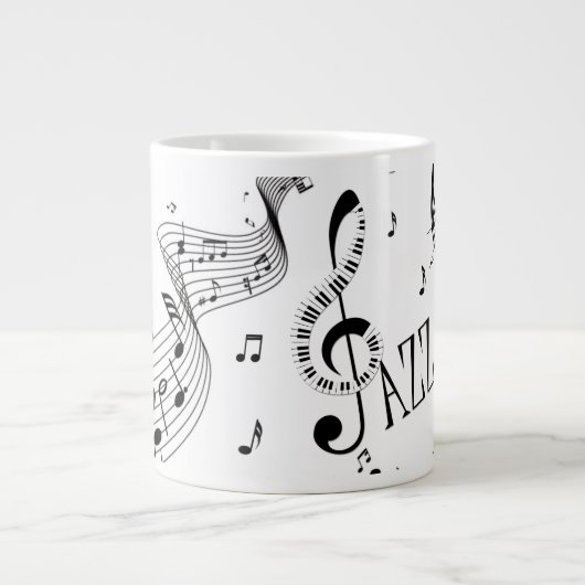 Cool Jazz Music Grote Koffiekop (Voorkant)