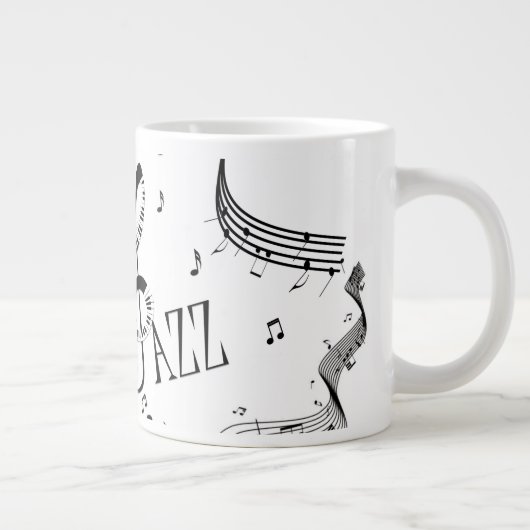 Cool Jazz Music Grote Koffiekop (Rechts)
