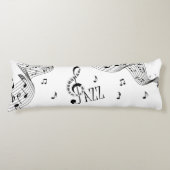 Cool Jazz Music Lichaamskussen (Voorkant)