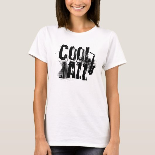 cool jazz music logo t-shirt (Voorkant)