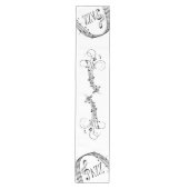 Cool Jazz Music Medium Tafelloper (Voorkant)