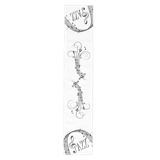 Cool Jazz Music Medium Tafelloper (Voorkant)