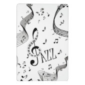 Cool Jazz Music Mini Klembord (Achterkant)