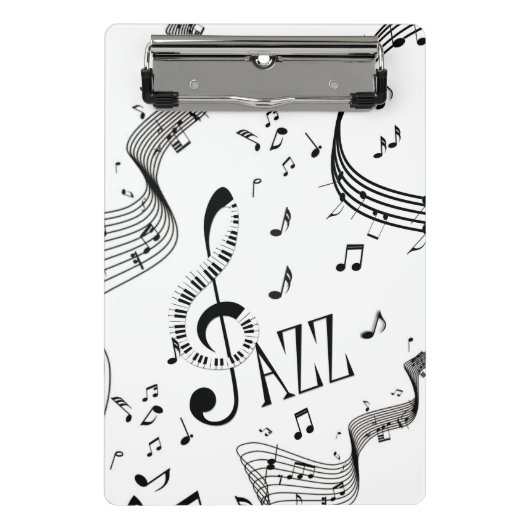 Cool Jazz Music Mini Klembord (Voorkant)