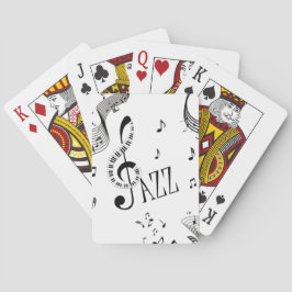 Cool Jazz Music Pokerkaarten