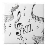 Cool Jazz Music Tegeltje (Voorkant)