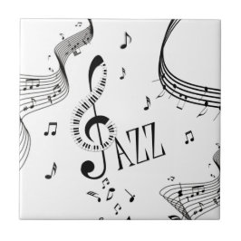 Cool Jazz Music Tegeltje