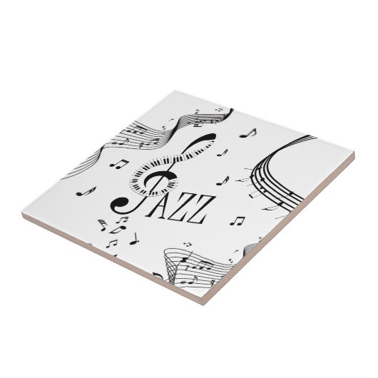 Cool Jazz Music Tegeltje (Zijkant)