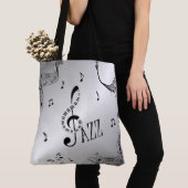 Cool Jazz Silver Tote Bag (Dichtbij)