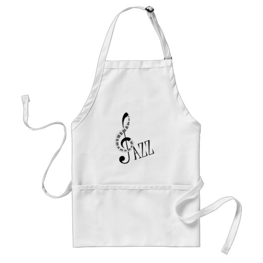Cool Jazz Standaard Schort (Voorkant)