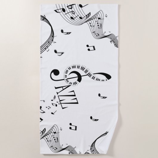 Cool Jazz Strandlaken (Voorkant)