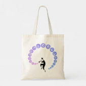 Cool Jazz Trumpet Music Geel Sinaasappel Tote Bag (Achterkant)