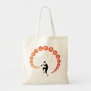 Cool Jazz Trumpet Music Geel Sinaasappel Tote Bag