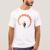 Cool Jazz Trumpet Music Yellow Oranje T-Shirt (Voorkant)