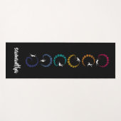 Cool Jazz Trumpet Musician Yogamat (Voorkant (horizontaal))