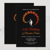 Cool Jazz Trumpet Muzikant 60ste Verjaardagsfeest Kaart (Voorkant / Achterkant)