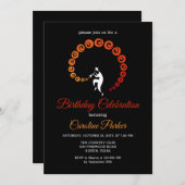 Cool Jazz Trumpet Muzikant Verjaardagsfeest Kaart (Voorkant / Achterkant)