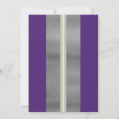 Cool Jazzy Gold uitnodiging (Achterkant)