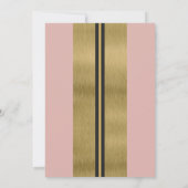 Cool Jazzy Gold uitnodiging (Achterkant)