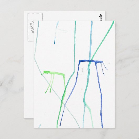 Cool Jelly Fish Briefkaart (Voorkant / Achterkant)