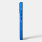 Cool Jellyfish Tentacles Bright Blue Water Case-Mate iPhone Case (Achterkant / Links)