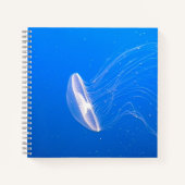Cool Jellyfish Tentacles Bright Blue Water Notitieboek (Voorkant)